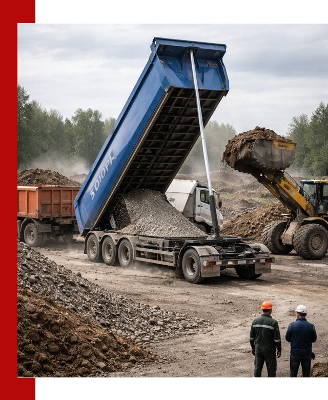 Аренда тонар 40 тонн в Алейске с доставкой материалов