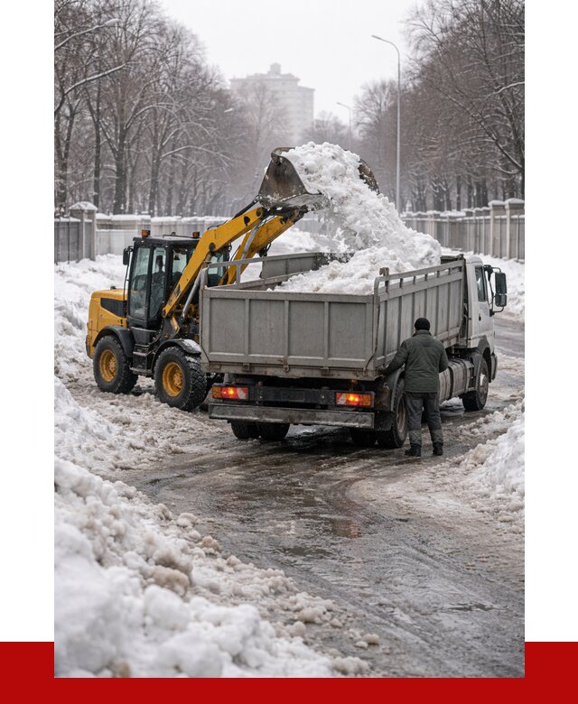 Вывоз снега с погрузкой в Алейске от 3609 р. ПРОНЕРУДЛук
