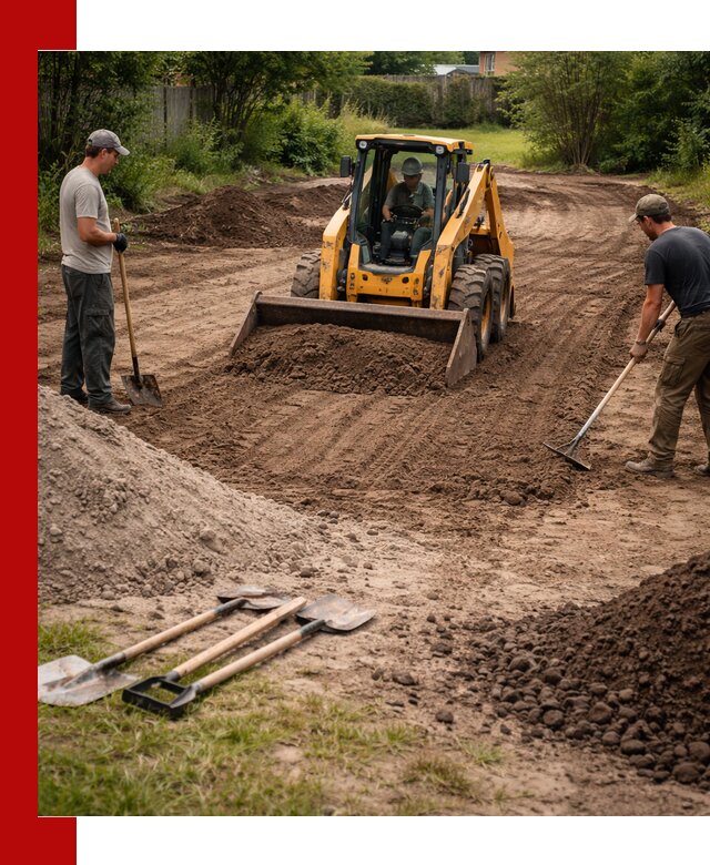 Планировка участка грунтом с вывозом и доставкой в Алейске