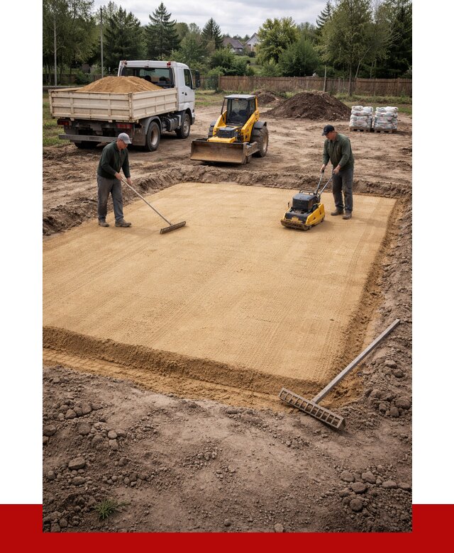 Устройство песчаной подушки в Алейске от 4640 р. ПРОНЕРУДЛук