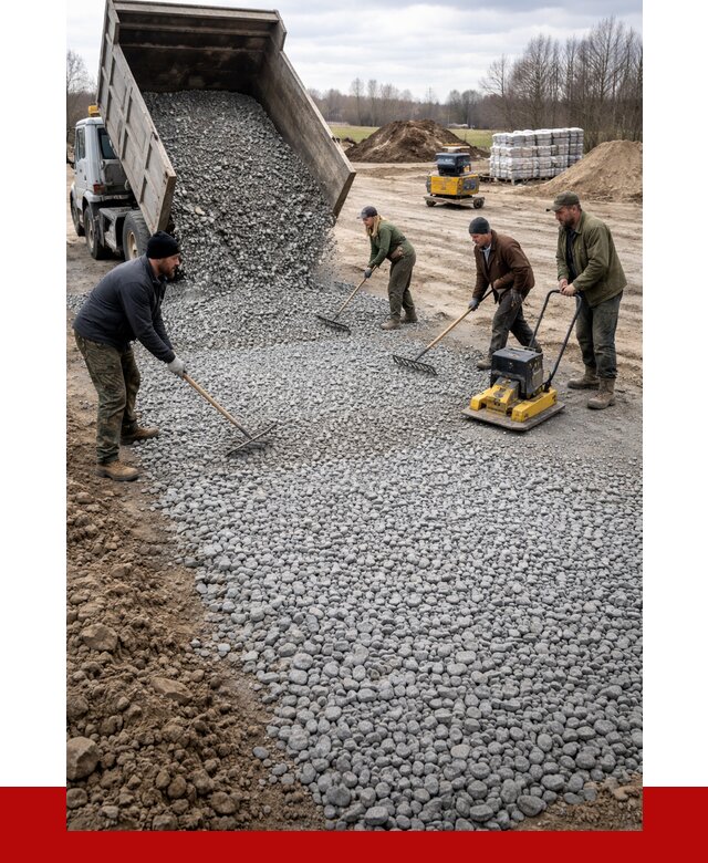 Устройство щебеночной подушки в Алейске от 4640 р. ПРОНЕРУДЛук