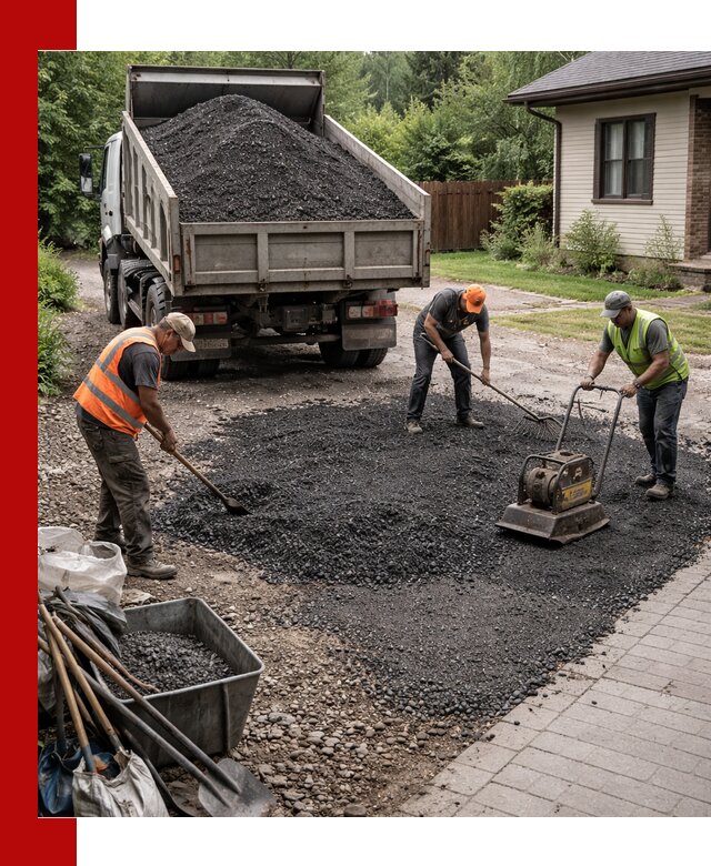 Асфальтовая крошка для двора с доставкой в Алейске